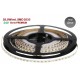 Tira LED 5 mts Flexible 24V 144W 600 Led SMD 2835 IP20 Blanco Cálido, 5mm ancho, Serie PREMIUM